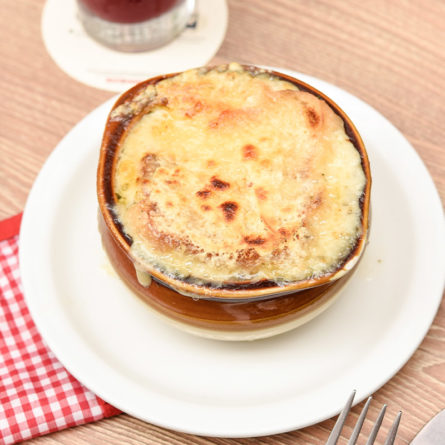 Sopa de Cebolla Gratinada