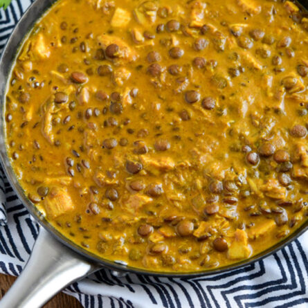 Curry de Lentejas con Pollo