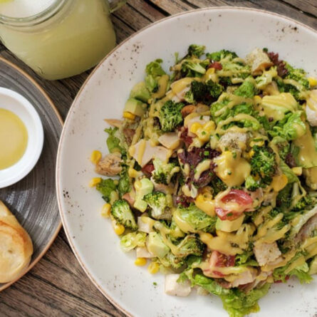 Bowl de Vegetales con Pollo o Jamón